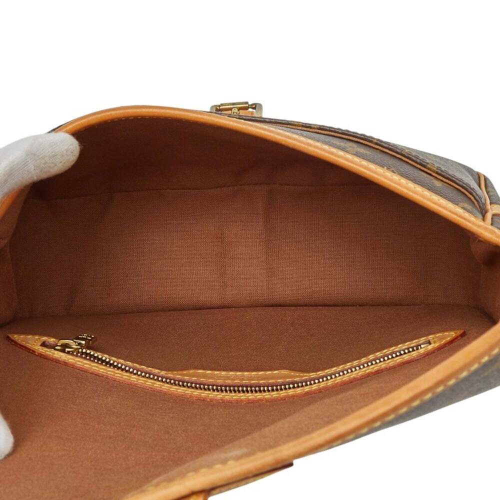 LOUIS VUITTON Brown Monogram Leather Shoulder Bag - Picture 11 of 13